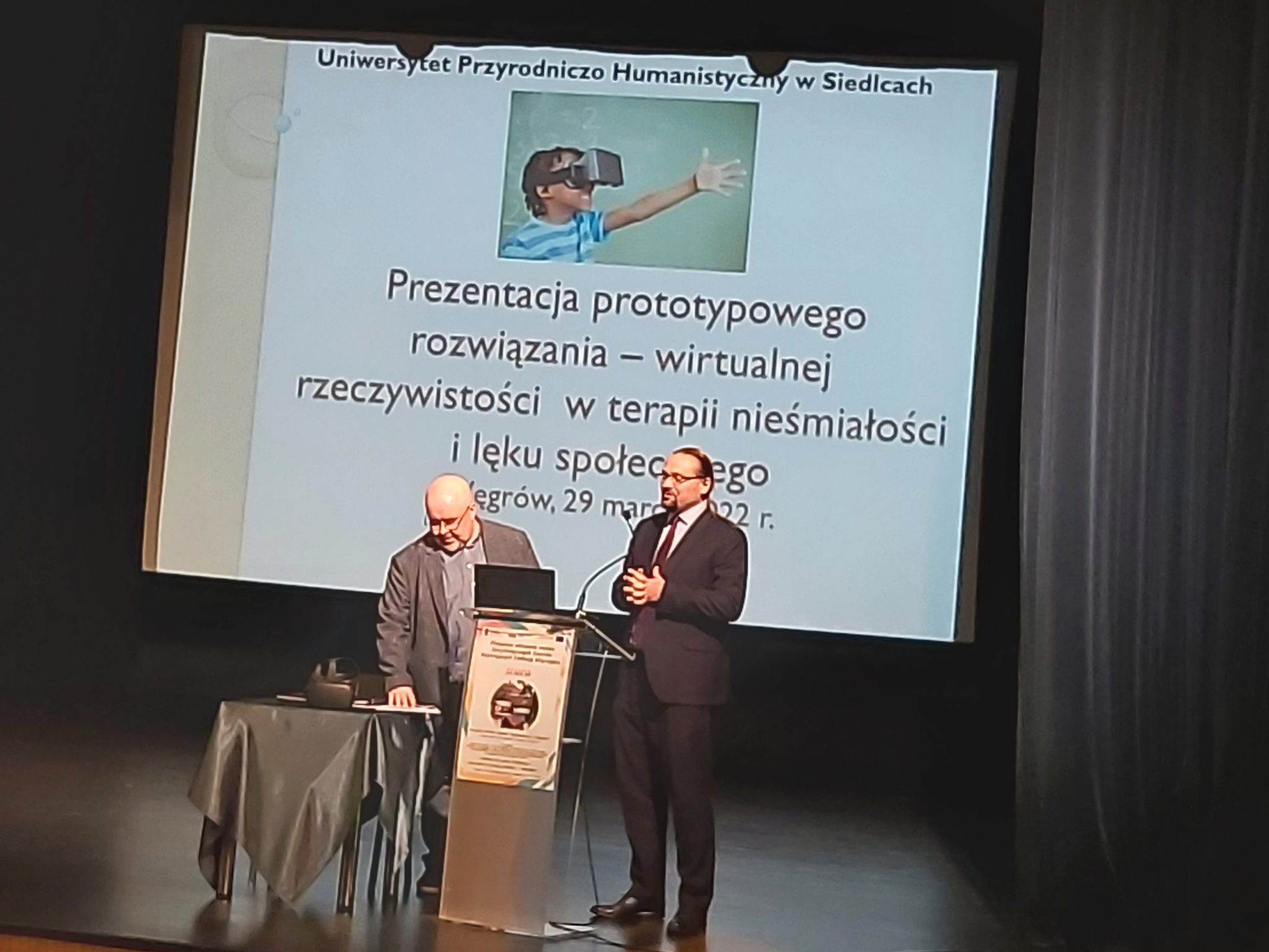 prezentacja nowatorskiego rozwiązania z zakresu wirtualnej rzeczywistości